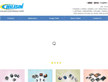Tablet Screenshot of chilisin.com.tw